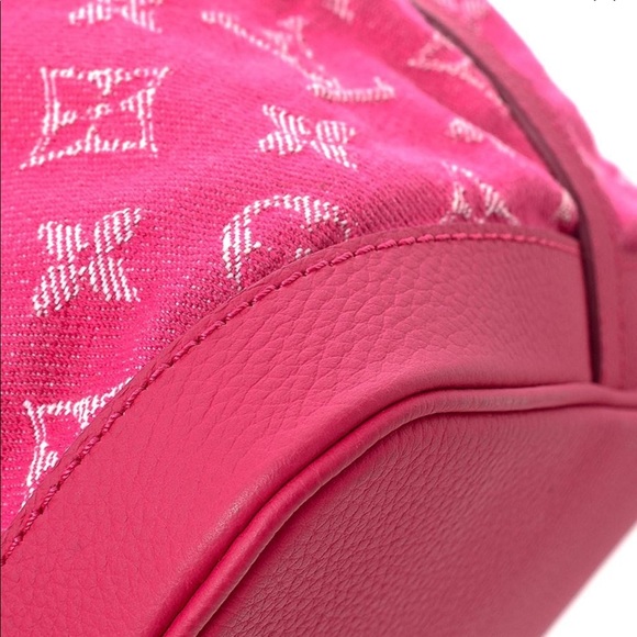 Louis Vuitton Bag Pink Denim Neverfull - Picture 7 of 14
